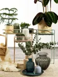 IKEA TONSÄTTA (ИКЕА ТОНСЭТТА) — Ваза, голубая, 21 см — фото 8
