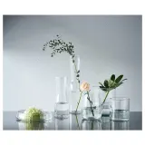 IKEA TIDVATTEN (ИКЕА ТИДВАТТЕН) — Ваза, прозрачное стекло, 30 см — фото 2