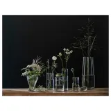 IKEA TIDVATTEN (ИКЕА ТИДВАТТЕН) — Ваза, прозрачное стекло, 17 см — фото 5