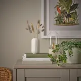 IKEA STILREN (ИКЕА СТИЛРЕН) — Ваза, белая, 12 см — фото 2