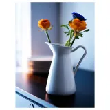 IKEA SOCKERÄRT (ИКЕА СОКЕРЭРТ) — Ваза/кувшин, белый, 22 см — фото 4