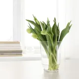 IKEA POMP (ИКЕА ПОМП) — Ваза/фонарь, прозрачное стекло, 18 см — фото 3