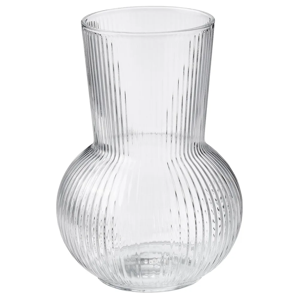 IKEA PÅDRAG (ИКЕА ПОДРАГ) — Ваза, прозрачное стекло, 17 см