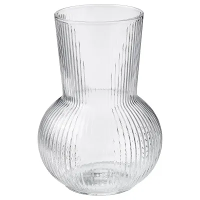 IKEA PÅDRAG (ИКЕА ПОДРАГ) — Ваза, прозрачное стекло, 17 см