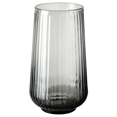 IKEA GRADVIS (ИКЕА ГРАДВИС) — Ваза, серая, 19 см