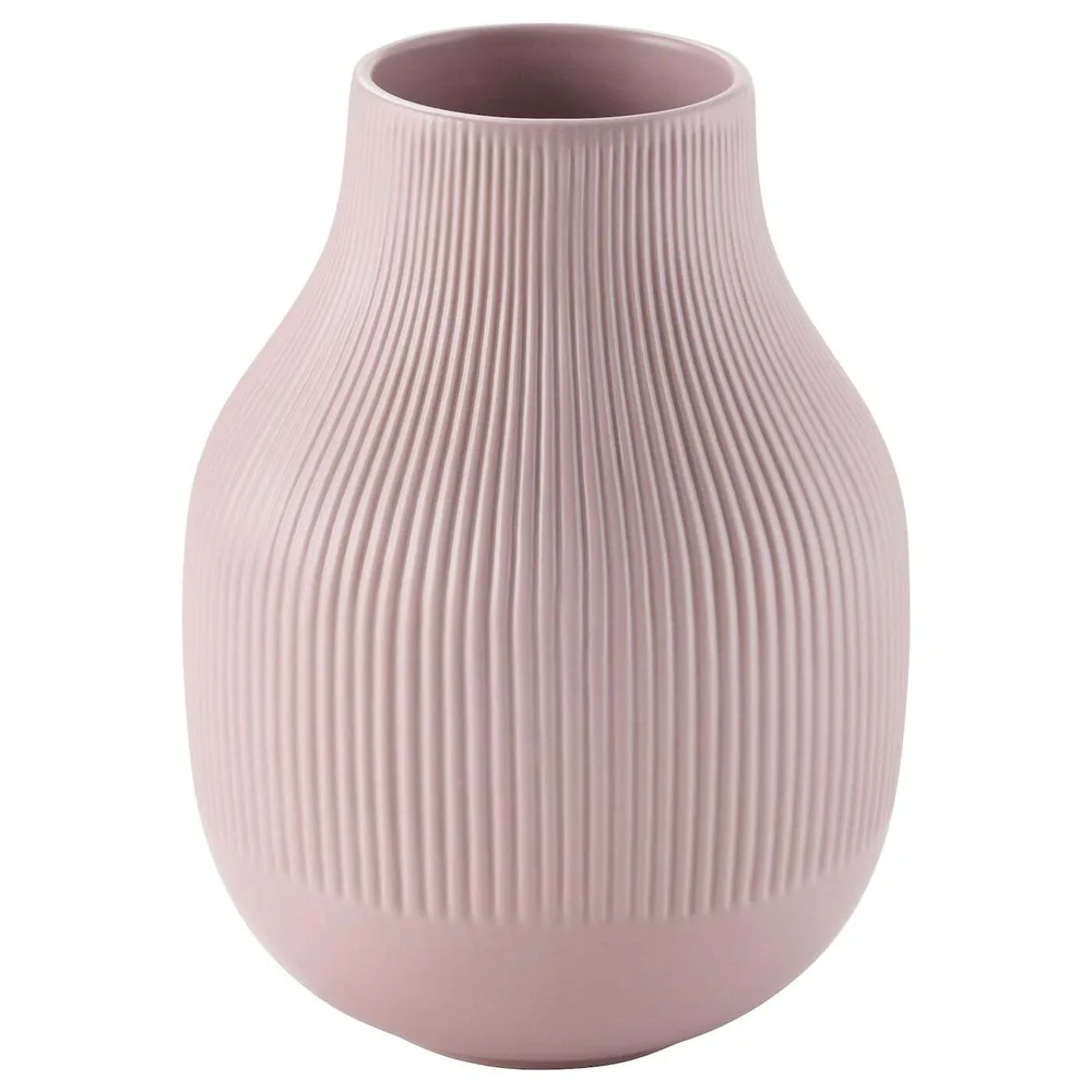 IKEA GRADVIS (ИКЕА ГРАДВИС) — Ваза, розовая, 21 см