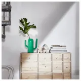 IKEA ÄRTBUSKE (ИКЕА ЭРТБУСКЕ) — Ваза/контейнер, ярко-зеленый, 24 см — фото 3