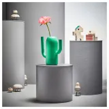 IKEA ÄRTBUSKE (ИКЕА ЭРТБУСКЕ) — Ваза/контейнер, ярко-зеленый, 24 см — фото 4