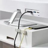 IKEA KALKSTUFF (ИКЕА КАЛКСТУФФ) — Кабельный зажим, 3 штуки, белый — фото 4