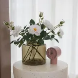 IKEA SMYCKA (ИКЕА СМЙСКА) — Искусственный цветок, комнатный/открытый/белая роза, 65 см — фото 3