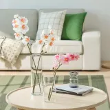 IKEA SMYCKA (ИКЕА СМЙСКА) — Искусственный цветок, комнатный/открытый/Орхидея белая, 60 см — фото 4