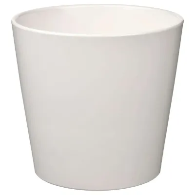 IKEA SOJABÖNA (ИКЕА СОЙАБОНА) — Кашпо для цветка, белое, 19 см