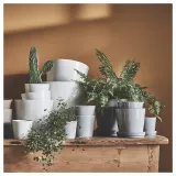 IKEA SOJABÖNA (ИКЕА СОЙАБОНА) — Кашпо для цветка, белое, 19 см — фото 5