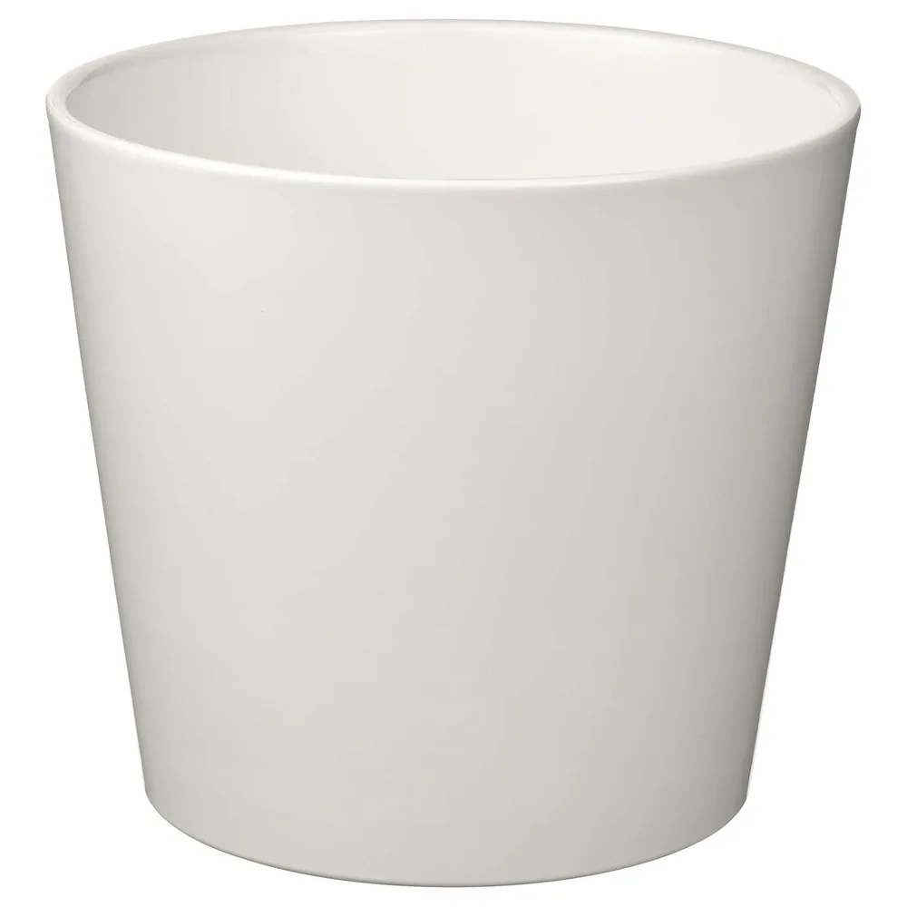 IKEA SOJABÖNA (ИКЕА СОЙАБОНА) — Кашпо, белая, 24 см