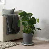 IKEA PERSILLADE (ИКЕА ПЕРСИЛЛАДЕ) — Кашпо, темно-серая, 19 см — фото 3