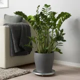 IKEA PERSILLADE (ИКЕА ПЕРСИЛЛАДЕ) — Кашпо, темно-серая, 24 см — фото 2
