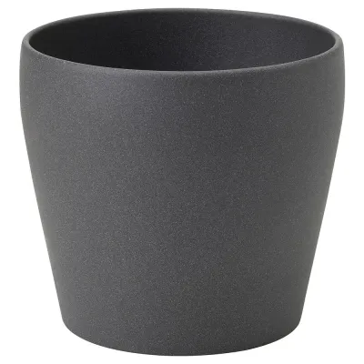 IKEA PERSILLADE (ИКЕА ПЕРСИЛЛАДЕ) — Кашпо, темно-серая, 15 см