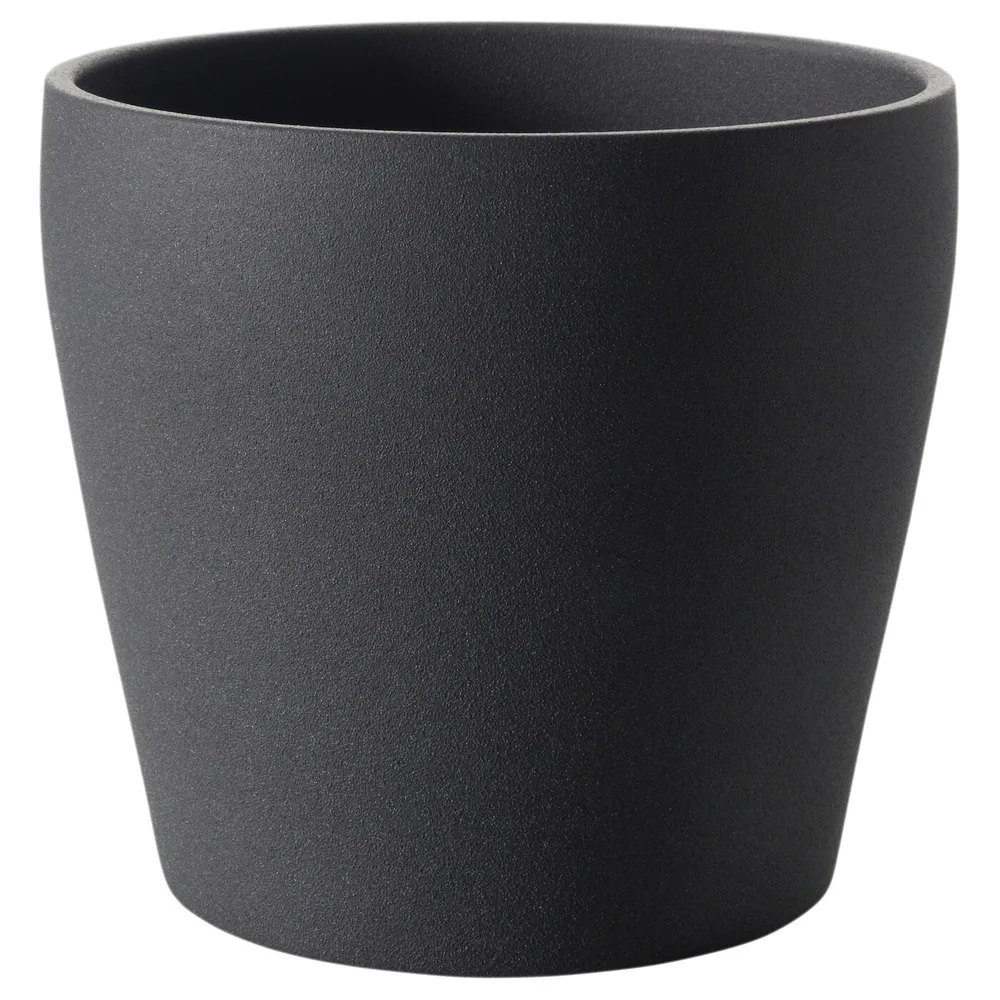 IKEA PERSILLADE (ИКЕА ПЕРСИЛЛАДЕ) — Кашпо, темно-серая, 12 см