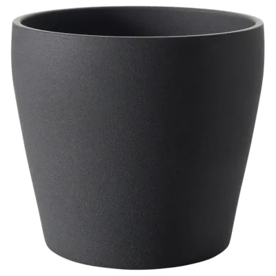 IKEA PERSILLADE (ИКЕА ПЕРСИЛЛАДЕ) — Кашпо, темно-серая, 12 см
