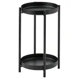IKEA OLIVBLAD (ИКЕА ОЛИВБЛАД) — Подставка для цветочного горшка, внутренняя/наружная, черная, 35 см — фото 1