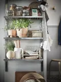 IKEA MUSKOTBLOMMA (ИКЕА МУСКОТБЛОММА) — Цветочный горшок с блюдцем, терракота для помещений/открытого грунта, 15 см — фото 6