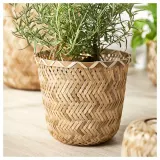 IKEA KLYNNON (ИКЕА КЛЙННОН) — Подставка для посуды, бамбук ручной работы, 15 см — фото 3