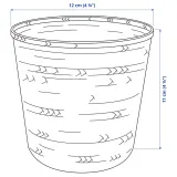 IKEA KLYNNON (ИКЕА КЛЙННОН) — Подставка для посуды, бамбук ручной работы, 9 см — фото 6