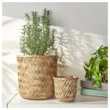 IKEA KLYNNON (ИКЕА КЛЙННОН) — Подставка для посуды, бамбук ручной работы, 24 см — фото 4