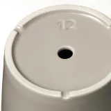 IKEA KLOTLÖNN (ИКЕА КЛОТЛОНН) — Цветочный горшок с основанием, закрытый/открытый/серо-бежевый, 12 см — фото 5