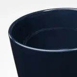 IKEA KLOTLÖNN (ИКЕА КЛОТЛОНН) — Цветочный горшок с блюдцем, закрытый/открытый/черный, 15 см — фото 4