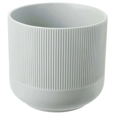 IKEA GRADVIS (ИКЕА ГРАДВИС) — Кашпо, серая, 15 см