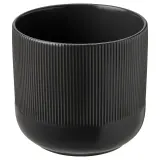 IKEA GRADVIS (ИКЕА ГРАДВИС) — Крышка для цветочного горшка, внутренняя/наружная черная, 15 см — фото 1