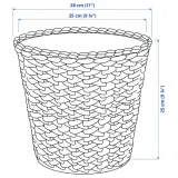 IKEA FRIDFULL (ИКЕА ФРИДФУЛЛ) — Кашпо, Водяной гиацинт, 24 см — фото 6