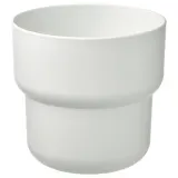 IKEA FÖRENLIG (ИКЕА ФОРЕНЛИГ) — Крышка для цветочного горшка, внутренняя/наружная белая, 19 см — фото 1