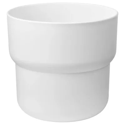 IKEA FÖRENLIG (ИКЕА ФОРЕНЛИГ) — Крышка для цветочного горшка, внутренняя/наружная белая, 24 см