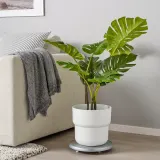 IKEA FÖRENLIG (ИКЕА ФОРЕНЛИГ) — Крышка для цветочного горшка, внутренняя/наружная белая, 24 см — фото 4