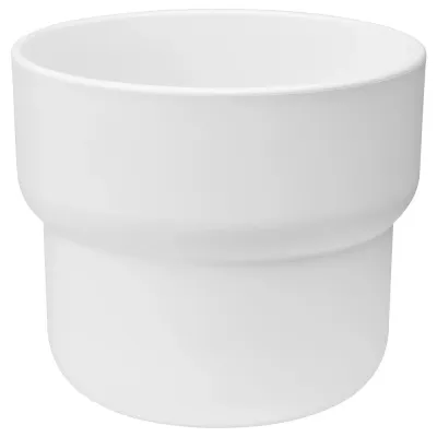 IKEA FÖRENLIG (ИКЕА ФОРЕНЛИГ) — Крышка для цветочного горшка, внутренняя/наружная белая, 12 см