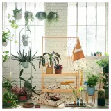 IKEA DAKSJUS (ИКЕА ДАКСЙУС) — Подставка для цветочного горшка, бамбук, 21 см — фото 6
