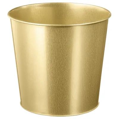 IKEA DAIDAI (ИКЕА ДАИДАИ) — Поддон для посуды из латуни, цвет латуни, 19 см