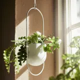 IKEA CHILISTRÅN (ИКЕА ХИЛИСТРОН) — Подвесной цветочный горшок, белый, 12 см — фото 2
