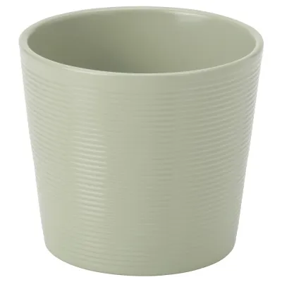 IKEA BROKSPIREA (ИКЕА БРОКСПИРЕА) — Кашпо, светло-зеленая, 9 см