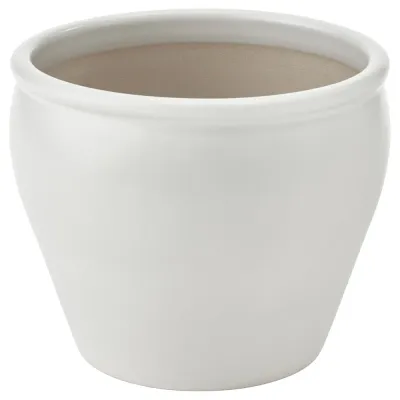 IKEA AMBRARÖNN (ИКЕА АМБРАРОНН) — Крышка для цветочного горшка, закрытая/открытая/белая, 15 см