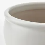 IKEA AMBRARÖNN (ИКЕА АМБРАРОНН) — Крышка для цветочного горшка, закрытая/открытая/белая, 15 см — фото 4