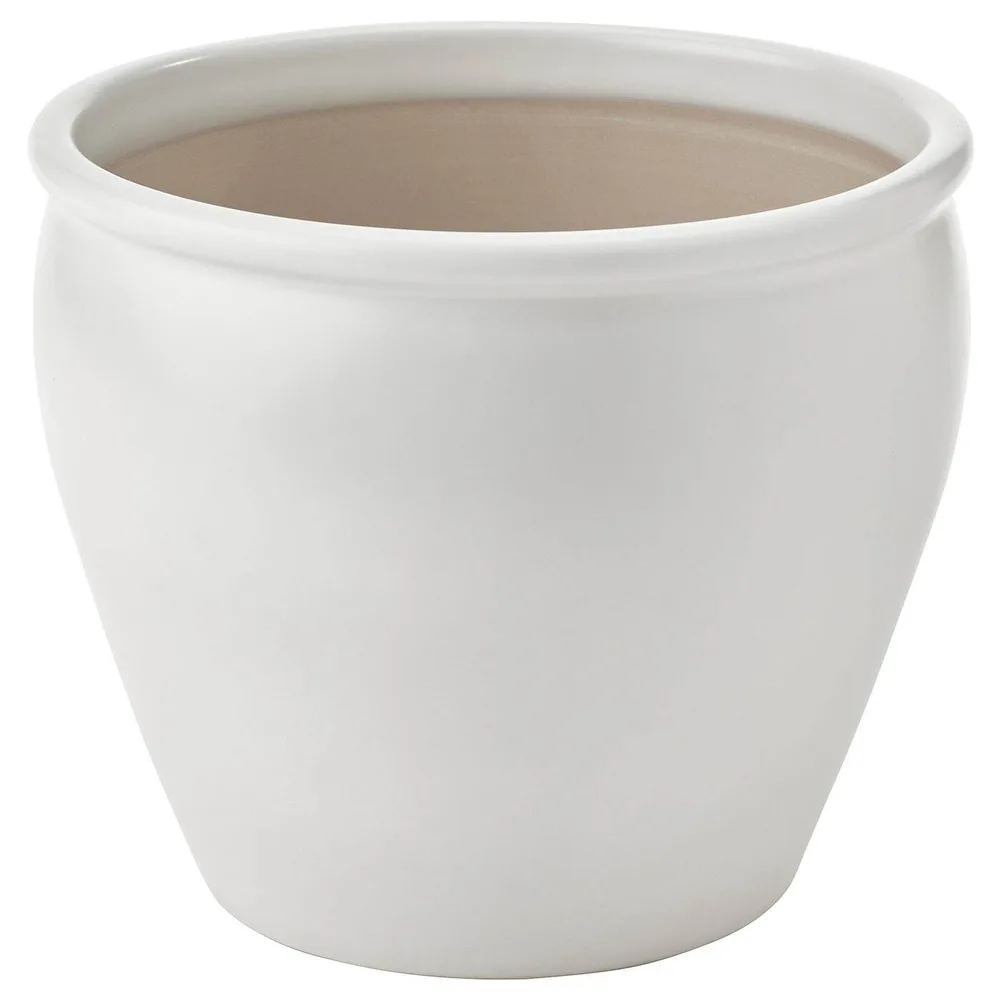 IKEA AMBRARÖNN (ИКЕА АМБРАРОНН) — Крышка для цветочного горшка, закрытая/открытая/белая, 19 см