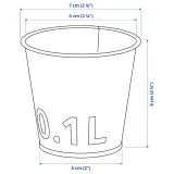 IKEA ÅKERBÄR (ИКЕА ОКЕРБЭР) — Противень, внутренний/наружный/оцинкованный, 6 см — фото 6