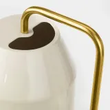 IKEA VATTENKRASSE (ИКЕА ВАТТЕНКРАССЕ) — Лейка, цвет слоновой кости/золота, 0,9 л — фото 5