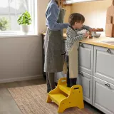 IKEA TROGEN (ИКЕА ТРОГЕН) — Табурет детский, желтый, 40x38x33 см — фото 2