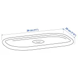 IKEA TROFAST (ИКЕА ТРУФАСТ) — Крышка, белая, 20x28 см — фото 2