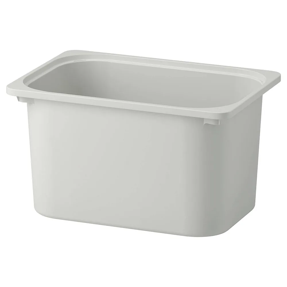 IKEA TROFAST (ИКЕА ТРУФАСТ) — Контейнер, серый, 42x30x23 см