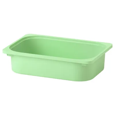 IKEA TROFAST (ИКЕА ТРУФАСТ) — Контейнер, светло-зеленый, 42x30x10 см